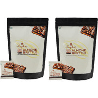 Loyka Almond Brittle Classic Choco Box - 2 packs x 25 pcs (1 kg) | Bulk Chocolate Pack | Return Gift - Friends, Family - Birthday, Wedding, Anniversary, Festival | 40% Roasted California Almonds