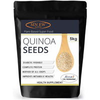 Sinew Nutrition Quinoa 5kg REFILL pack For Weight Management, Gluten Free Quinoa seeds Rich in Protein, Fiber, Iron