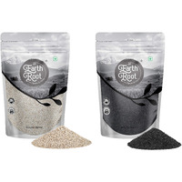 EarthRoot Pack of 2 Natural White Sesame Seed(White Til) - 1Kg & Black Sesame Seed(Kala Til) - 1Kg | No Artificial Colours and preservatives