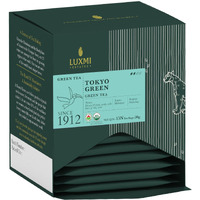 Luxmi Estates Tokyo Green Blend 15 Tea Bags (30gm) Pack | Low Caffeine Organic Green Tea | Stress Relieving & Refreshing | Immunity Booster | Rich in Antioxidants