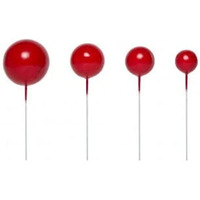 Royals Faux Ball Cake Topper (RED)| Cake Decorating Faux Ball Birthday Topper Fancy Cake Decor Ball | Cake Topper | Muffin Topper | Cup Cake Topper |