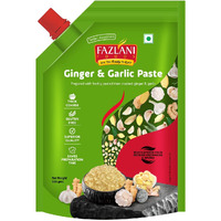 FAZLANI FOODS Fresh Ginger and Garlic Paste Ready to Use Thick Coarse for Cooking Paste, Gluten Free, Pack of 1 500GM