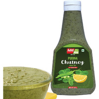 Add me Homemademint Sauce Dhania Pudina Chutney 390 grams Classic Indian Pani Puri Bhelpuri Chatni Recipe Green Chutney