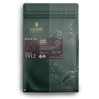 Luxmi Estates Garo Hills Organic Earl Grey Black Tea 250gm Pack | USDA Organic | Highly Caffeinated | 100% Natural Bergamot Extracts | 125 Cups | Assam Black Tea
