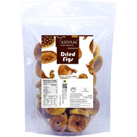 Tassyam Premium Dried Figs 400g Anjeer | Healthy Dry Fruits Pouch by Tassyam