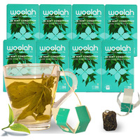 Woolah Rare Assam Green Tea With Mint Tea - Worlds 1St Bagless Whole Leaf Organic Tea Dips|120 Pcs (240 Cups)|Single Origin Tea|Naturally Anti-Oxidant|Relieves Stress|Plastic-Free|650 Gm