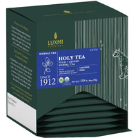 Luxmi Estates Holy Tea 15 Tea Bags (30g) Pack | Certified Organic Tulsi Tea | Decaffeinated | Immunity Booster | Digestion | Herbal Calming Tea