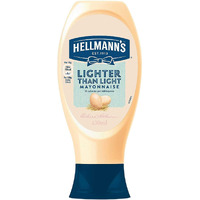Hellmanns Lighter Than Light Mayonnaise Squeeze Bottle, 430ml