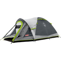 Coleman Darwin 2+ Waterproof Portable Camping Tent with Spacious Porch Tent - for Outdoors, Picnic, Hiking,3000Mm Water Coulmn (Grey) (Get Complimentary 2 Coleman BYOT Camping Nightout Event Passes)