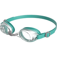 Speedo Unisex Adult Jet Clear-Lens Swim Goggles - Green & Clear