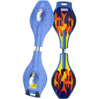 Strauss Bronx FB Waveboard/Caster Board/Balancing Board/Heavy Duty Skateboard with 360-degree Caster Wheels | Lightweight with Illuminating ABEC 7 Premium PU Wheels