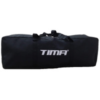 TIMA Polyester, Rayon Team and Individual Cricket Kit Bag (Black)