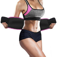 MALAN Weight Loss Hot Slimming Belt for Men, Women Belly Sweat Slim Belt Neoprene Fat Burning Sauna Waist Trainer Healthy Sweat, Weight Loss, Lower Back Posture Black (Free Size)