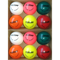 TIMA Wind Cricket Ball - Size: Standard (Pack of 12, Multicolor)