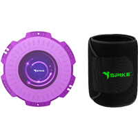 Spike Ab Twister Board Tummy Twister and Spike Slim Belt Black for Abdominal Exercise Home Gym Equipment for Men and Women (Spike Tummy twister + Spike Slim belt Black)