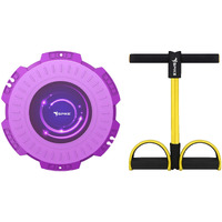 Spike Ab Twister Board Tummy Twister and Spike Tummy Trimmer for Abdominal Exercise Home Gym Equipment for Men and Women (Spike Tummy twister + Spike Tummy Trimmer)