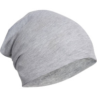 FabSeasons Grey Cotton Slouchy Beanie and Skull Cap for Summer, Winter, Autumn & Spring Season, Can be Used as a Helmet Cap Too