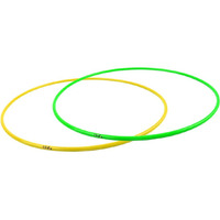 Fitfix Welded Hula Hoop Exercise Ring for Fitness | Hula Hoop for Boys,Girls, Kids and Adults (Multi Color) (24 inch Diameter, Pack of 2 Pcs)- Includes Carry Bag for Easy Portability