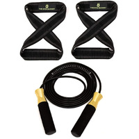 The Gym Bucket Deadlift Strap + Skipping Rope (Combo)
