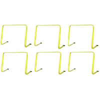 Fitfix Training Flat Hurdles for Field Training and Speed Coordination Hurdles for Kids Occupational Therapy 6 Inch Agility Hurdles (6.0 Inches, Qty 10 Pcs)