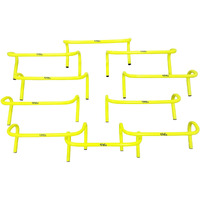 Fitfix Training Hurdles for Field Training and Speed Coordination ! Hurdles for Kids Occupational Therapy 6,9,12 Inch Agility Hurdles (6.0 Inches, Qty 10 Pcs)