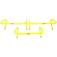 Fitfix Training Hurdles for Field Training and Speed Coordination ! Hurdles for Kids Occupational Therapy 6,9,12 Inch Agility Hurdles (9.0 Inches, Pack of 3 Pcs)