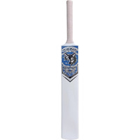 WOLF PRIDE Wild Blue & White White Hard Plastic Cricket Bat Size 8N (34 X4.5 )