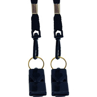 RightCare Cox 50 Sports and Training Pea Less Whistles- Used by Professionals (Pack of 2, Black)