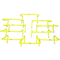 Fitfix Training Hurdles for Field Training and Speed Coordination ! Hurdles for Kids Occupational Therapy 6,9,12 Inch Agility Hurdles (12.0 Inches, Pack of 10 Pcs)