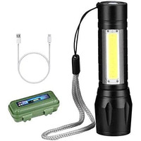 Torch Light Flashlight + Desk Lamp with Gift Box Focus Zoom Torch Light with 3 Modes Adjustable for Emergency and Activities
