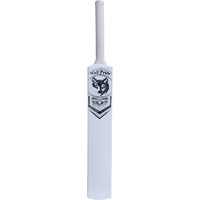 WOLF PRIDE Wild White & White White Hard Plastic Cricket Bat Size 8N (34 X4.5 )