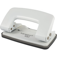 Kangaro Desk Essentials DP-480 2 Hole Heavy Duty Metal Paper Punch | Removable Chip Tray | 12 Sheets Capacity | Office Essentials | Pack of 1 | Color May Vary