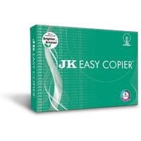 JK Easy Copier Paper | A4 Size | 70 GSM | 500 Sheets | White Paper, 1 Ream | For Laserjet & Inkjet Printer | Fast Drying | Both Side Print | Eco Friendly | ColorLok (Pack of 1) | One Ream