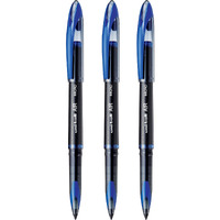 UNI-BALL Air UBA188M 0.5mm Roller Ball Pen | Waterproof Bold Ink | Water & Fade Resistant | Long Lasting Smudge Free Ink | School and Office stationery | Blue Ink, Pack of 3