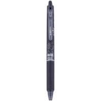 Pilot Frixion Clicker 0.7mm Fine Point Roller Ball Pen with Comfortable Dimpled Grip & Inbuild Eraser | Black Ink, 1 pcs