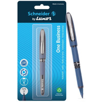 Luxor Schneider, One Business Roller Ball Pen - Black, 0.6mm, 2200 mtrs writing length, Waterproof Ink, Consistent ink flow, Ideal for Professionals & Office essential