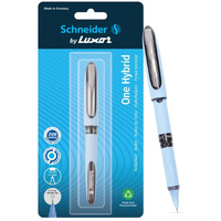 Luxor Schneider, One Hybrid Roller Ball Pen - Black, 0.3mm, 2500 mtrs writing length, Waterproof Ink, Consistent ink flow, Ideal for Professionals & Office essential