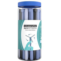 Classmate Spin Ball Pen (20 Blue Pens & 5 Black Pens)- Pack of 1