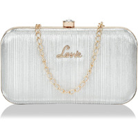 Lavie Women's Shimmer Oval Frame Clutch | Ladies Purse Handbag