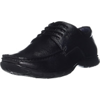 BATA Mens BOSS-Vivid Black Uniform Dress Shoe