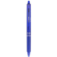 Pilot Frixion Clicker 0.7mm Fine Point Roller Ball Pen with Comfortable Dimpled Grip & Inbuild Eraser | Blue Ink, 1 pcs