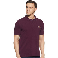 U.S. POLO ASSN. Mens Regular Fit Hs Polo Neck T-Shirts (Usts5801_Purple_L)