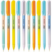 FLAIR Move Fine Tip Ball Pen | Minimalistic & Aesthetic Matt Finish Pastel Body Colors | Effortless Writing With Sleek Clip Design | Blue Ink, Pack Of 10