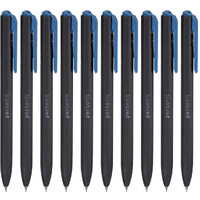 Pentonic 0.7mm Switch Retractable Ball Point Pen | Blue Ink | Pack of 10
