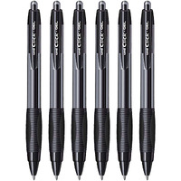 UNI-BALL Click Gel XSGR7 0.7mm Retractable Gel Pen | Black Ink, Pack of 6