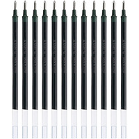 uni-Ball UMR-10 0.1mm Gel Pen Refill | Usable for UM-153S | Black Ink, Pack of 12