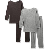 Amazon Brand - Jam & Honey Unisex-Child Kids Thermal Underwear (JH-AW21-THSET_Multi 1_9-10 Years)