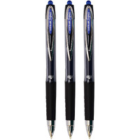 UNI-BALL Signo UMN207 0.7mm Retractable Gel Pen | Blue Ink, Pack of 3