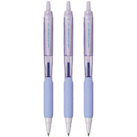 uni-ball Jetstream SXN-101FL-07 Roller Ball Pen | Lavender Body, Blue Ink, Pack of 3