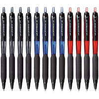 uni-ball Jetstream SXN101 0.7mm Roller Ball Pen | Blue, Black & Red Ink, Pack of 12